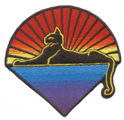 Cats Under the Stars embroidered Jerry Garcia/Grateful Dead patch
